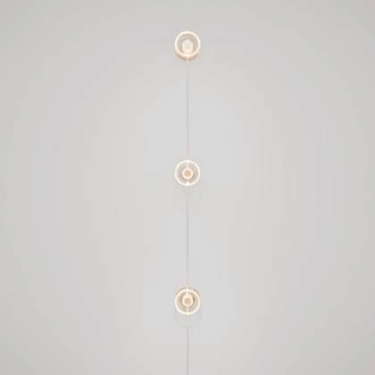 Aplique portátil con 3 bombillas diseño Ghost