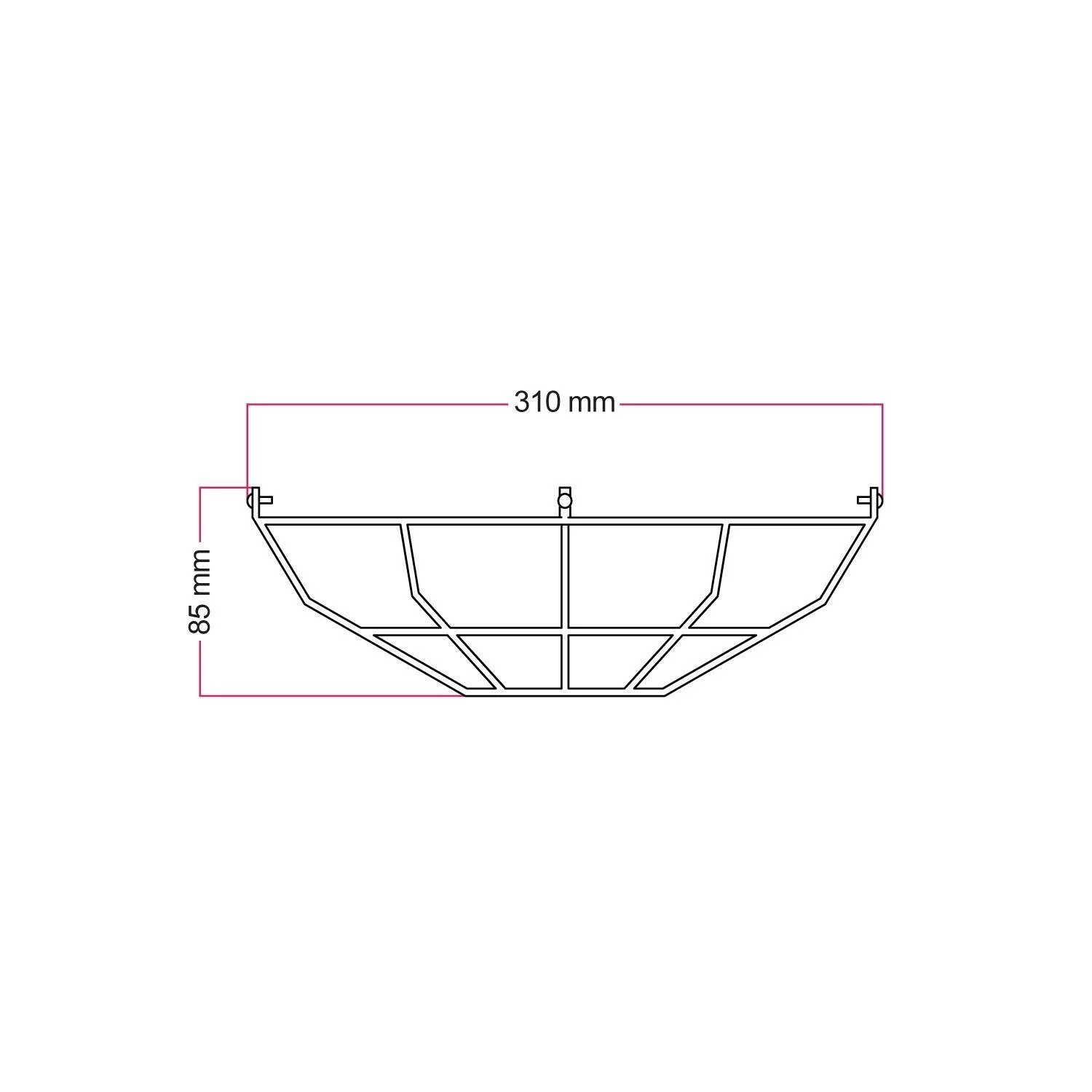 Jaula metálica Bistrot - Protección y seguridad para pantallas