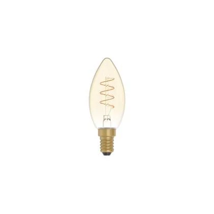 Bombilla LED C01 - C35 filamento espiral dorado