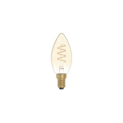 Bombilla LED C01 - C35 filamento espiral dorado