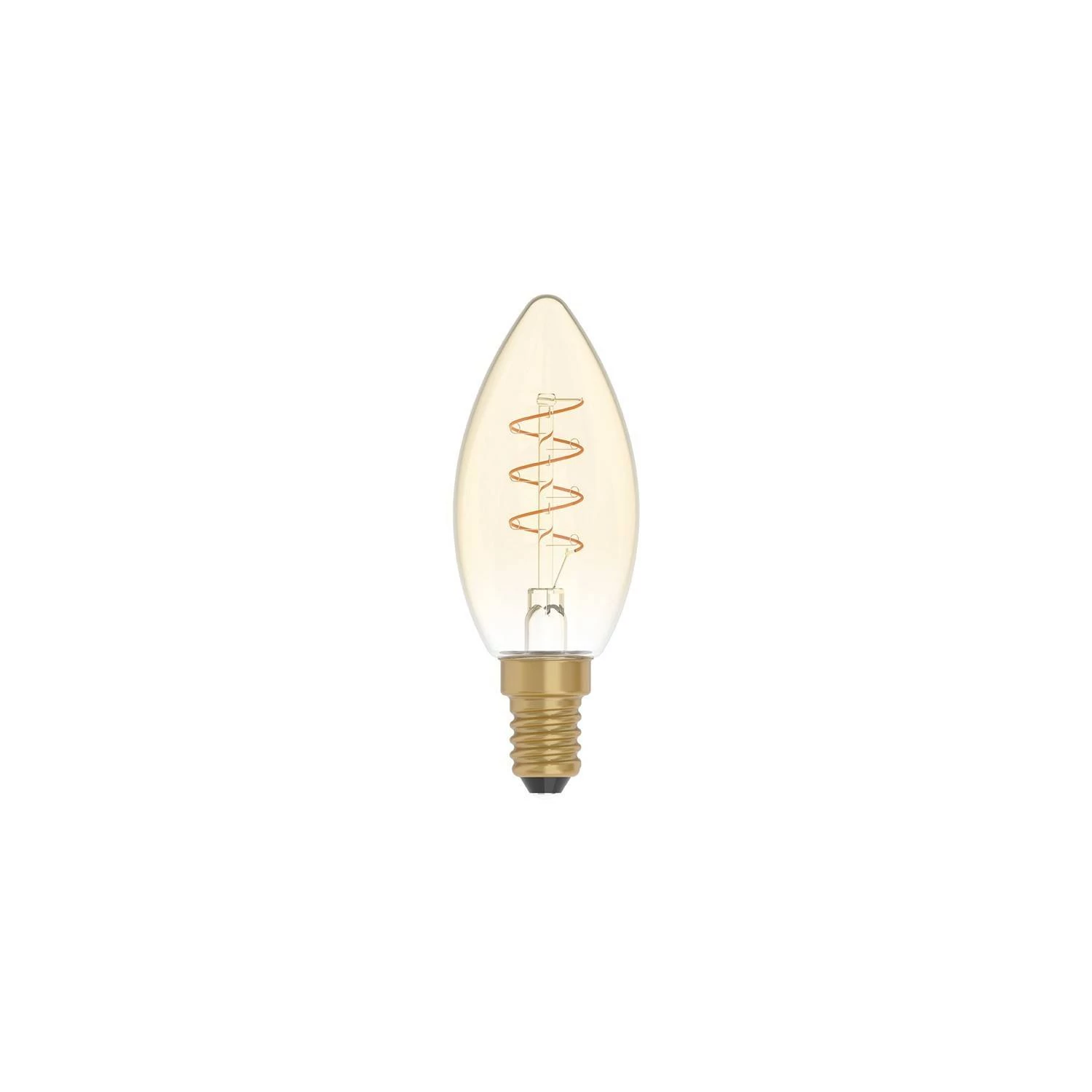 Bombilla LED C01 - C35 filamento espiral dorado