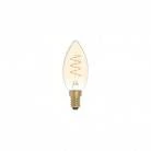 Bombilla LED C01 - C35 filamento espiral dorado