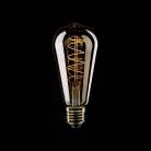 C04 - Bombilla LED ST64 dorada filamento en espiral