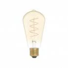 C04 - Bombilla LED ST64 dorada filamento en espiral