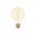 Bombilla LED Dorada Carbón Line Filamento Curvado con Espiral Globo G80 4W 250Lm E27 1800K Regulable - C05