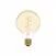 Bombilla LED Dorada Carbón Line Filamento Curvado con Espiral Globo G95 4W 250Lm E27 1800K Regulable - C06