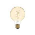 C06 - Bombilla LED G95 dorada filamento en espiral