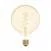 Bombilla LED Dorada Carbón Line Filamento Curvado con Espiral Globo G125 4W 250Lm E27 1800K Regulable - C07