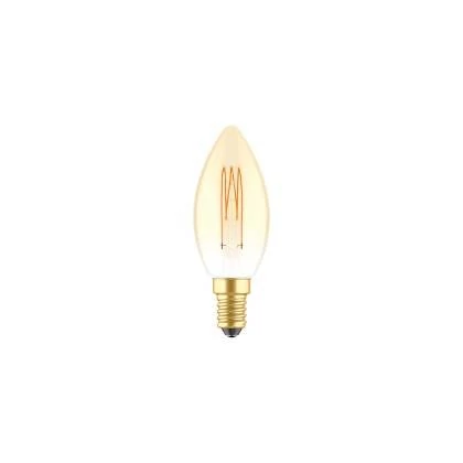 C51 - Bombilla LED C35 dorada
