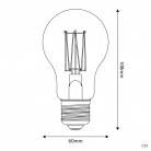 C53 - Bombilla LED A60 dorada