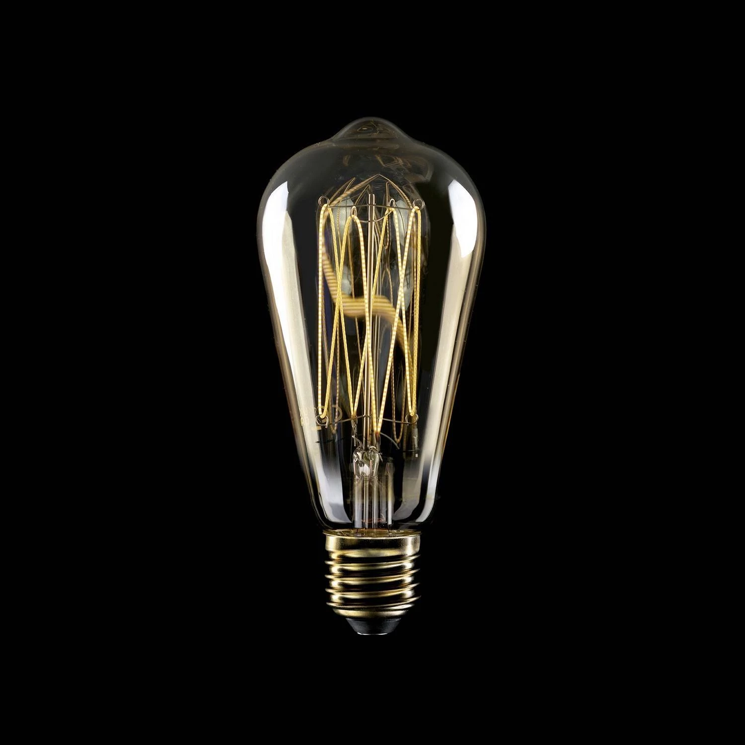 C54 - Bombilla LED ST64 dorada