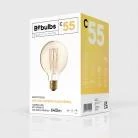 C55  - Bombilla LED G95 dorada