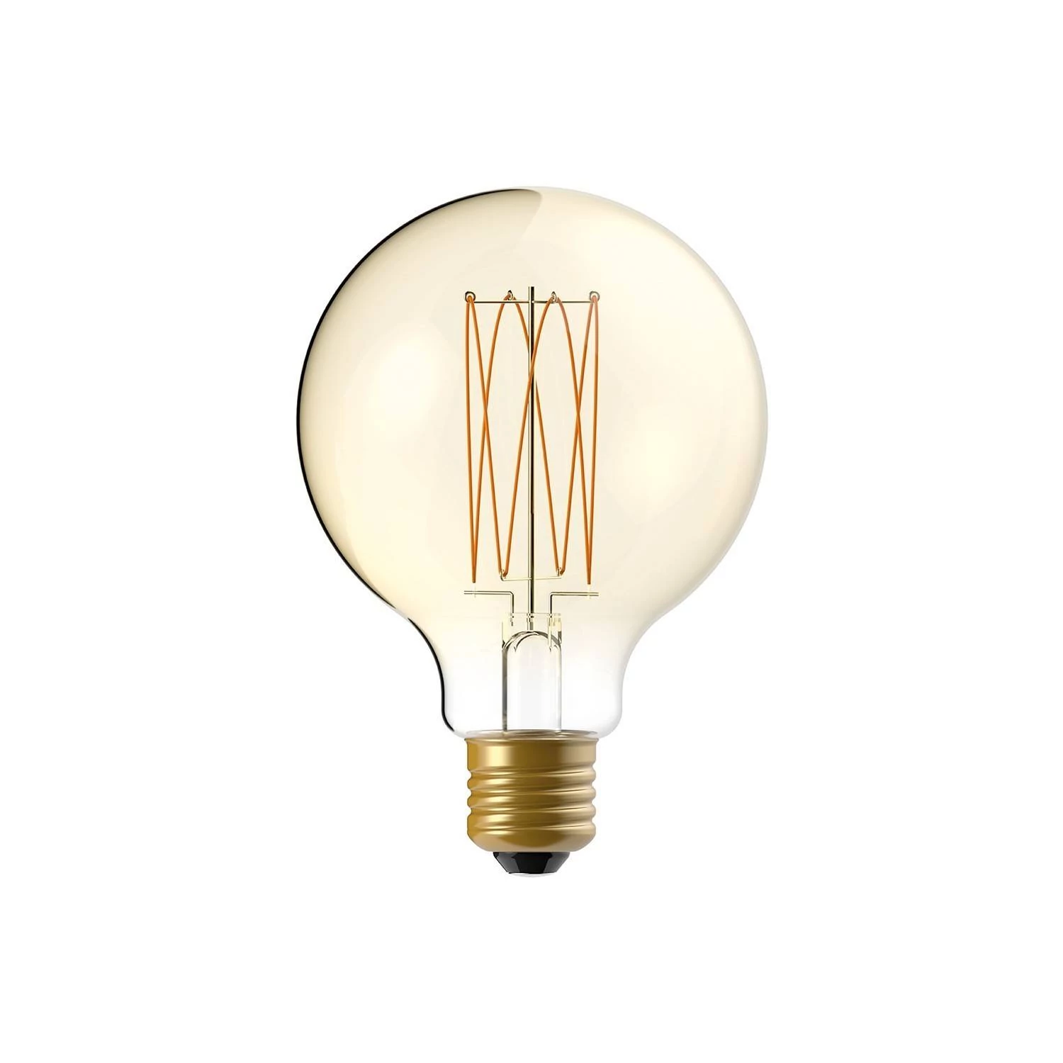 C55  - Bombilla LED G95 dorada