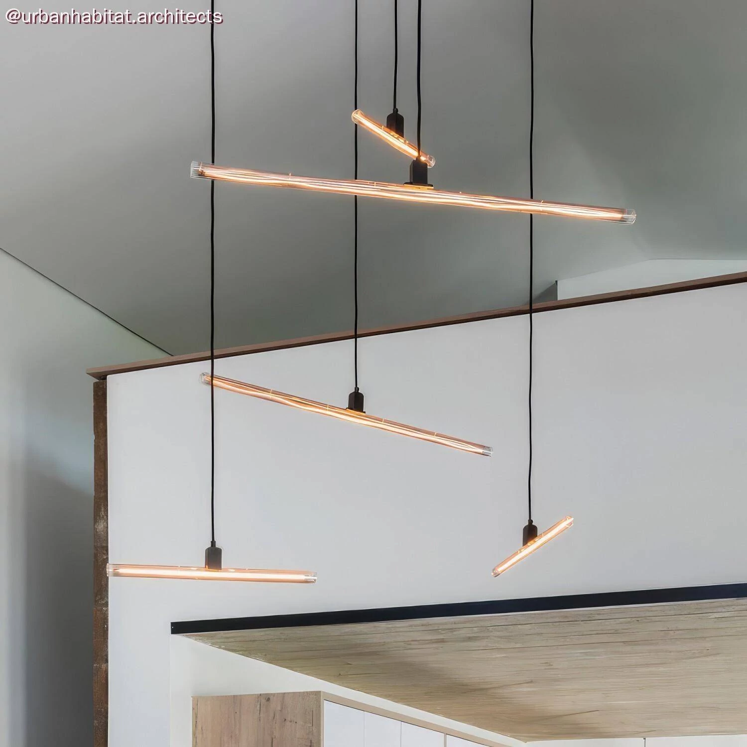 Bombilla LED lineal transparente S14d longitud 500 mm