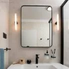 Bombilla LED lineal efecto porcelana S14d longitud 300 mm
