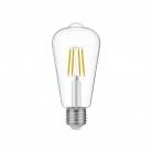 Bombilla LED Transparente Edison ST64 E27 2700K