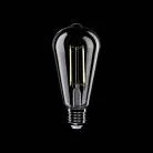 Bombilla LED Transparente Edison ST64 E27 3500K