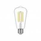 Bombilla LED transparente Edison ST64 E27 2700K