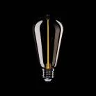 Bombilla LED Smoky Magnetic Deco Line Edison ST64 2.2W 60Lm E27 1800K - F03