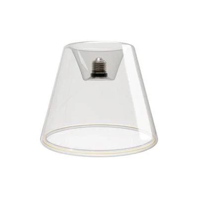 Bombilla LED Transparente Ghost Line Empotrable Cono 6W 500Lm E27 2200K Regulable - G01