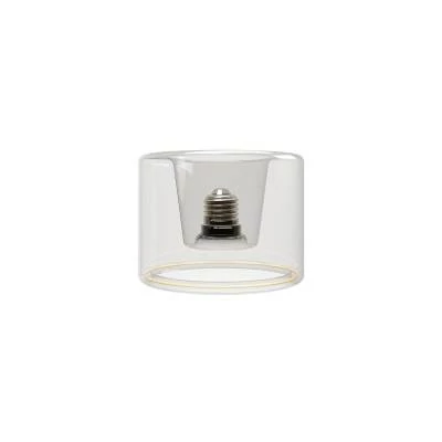 Bombilla LED Transparente Ghost Line Empotrable Donut 120x90 6W 500Lm E27 2200K Regulable - G03