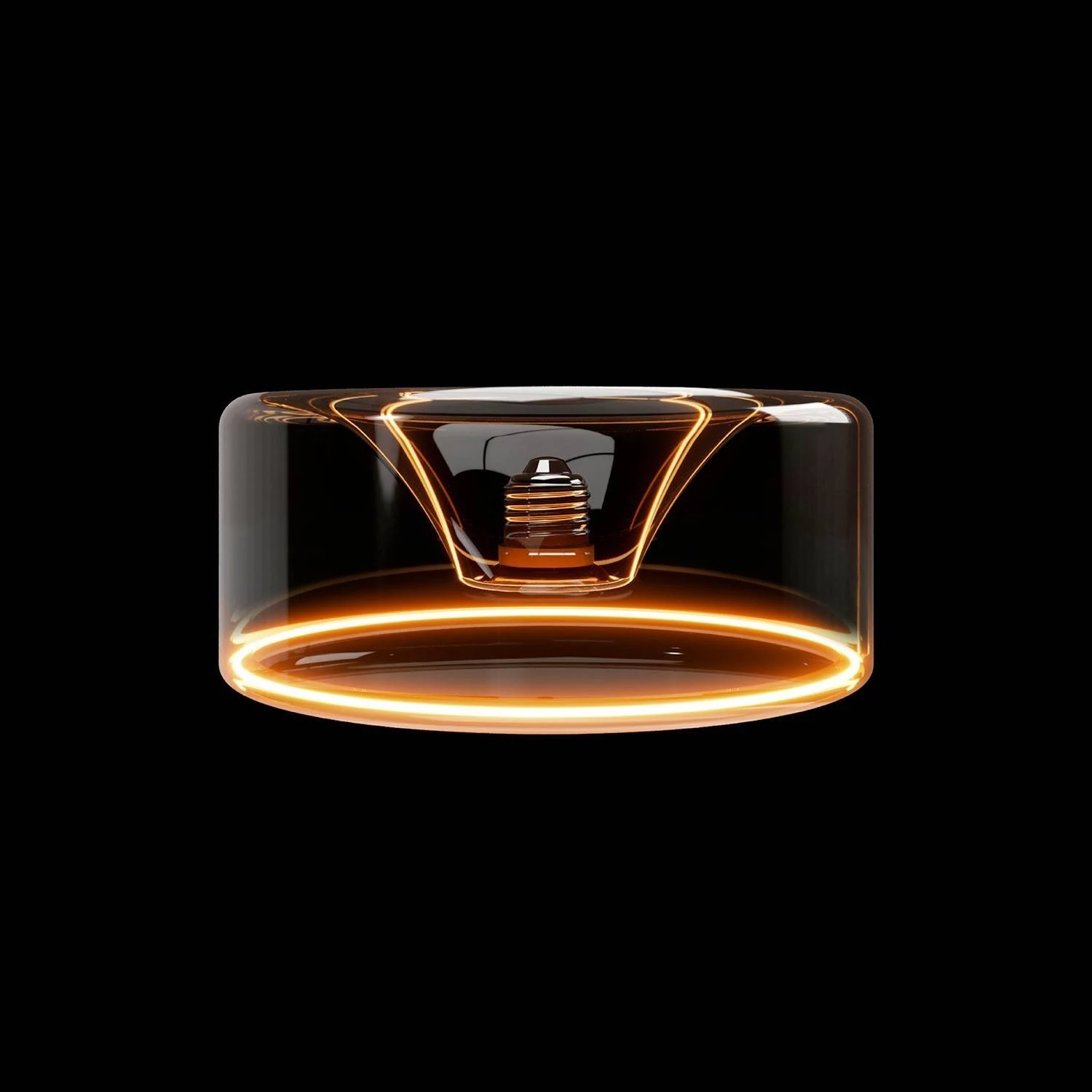 Bombilla LED Smoky Ghost Line Empotrable Donut 195x83 6W 380Lm E27 1900K Regulable - G12