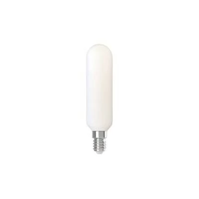 Bombilla LED tubular E14 blanco satinado