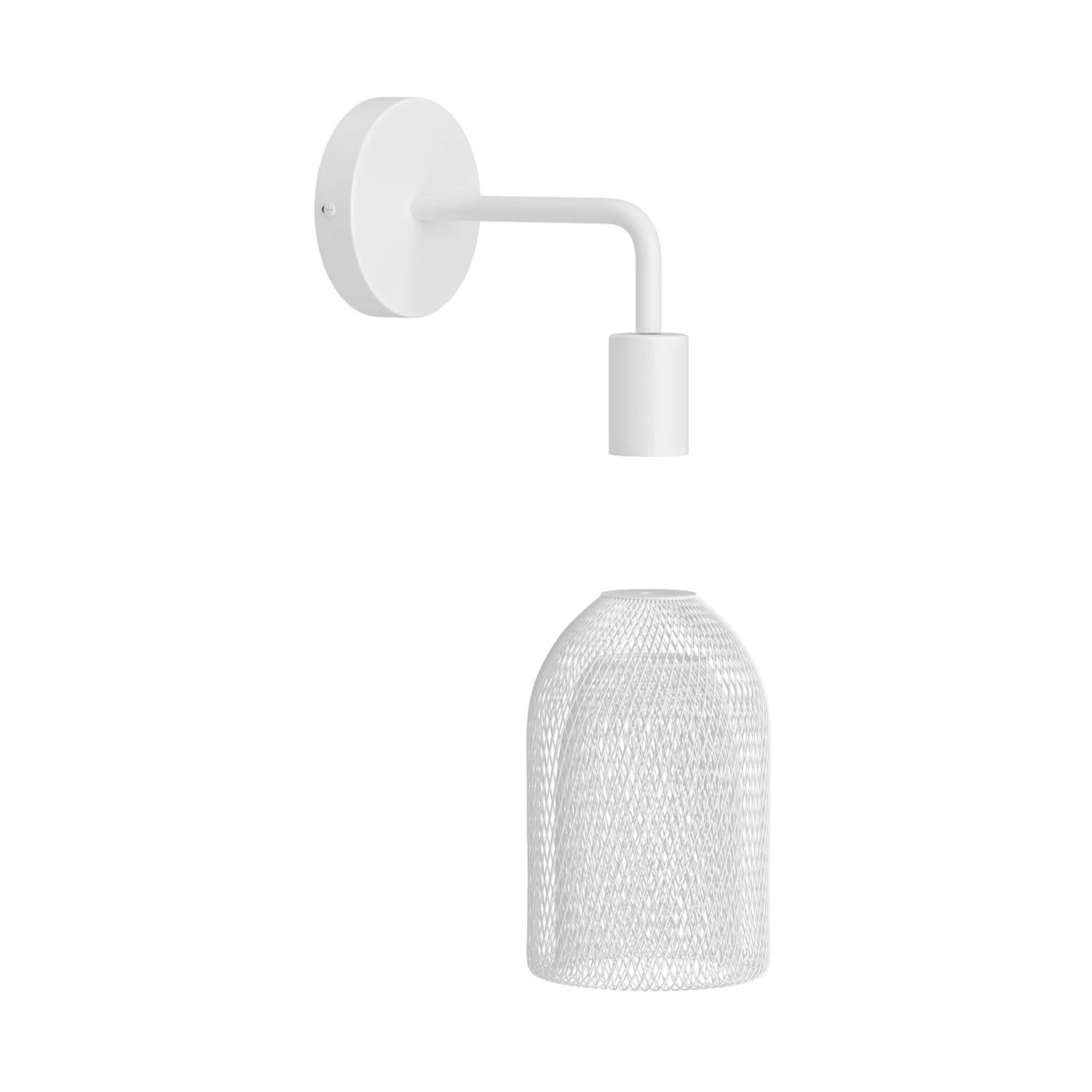 Lámpara de pared Metal de metal con jaula Ghostbell