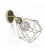 Lampara de pared o techo de metal orientable 90º con pantalla Diamond