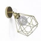 Lámpara de pared o techo metal orientable jaula Diamond