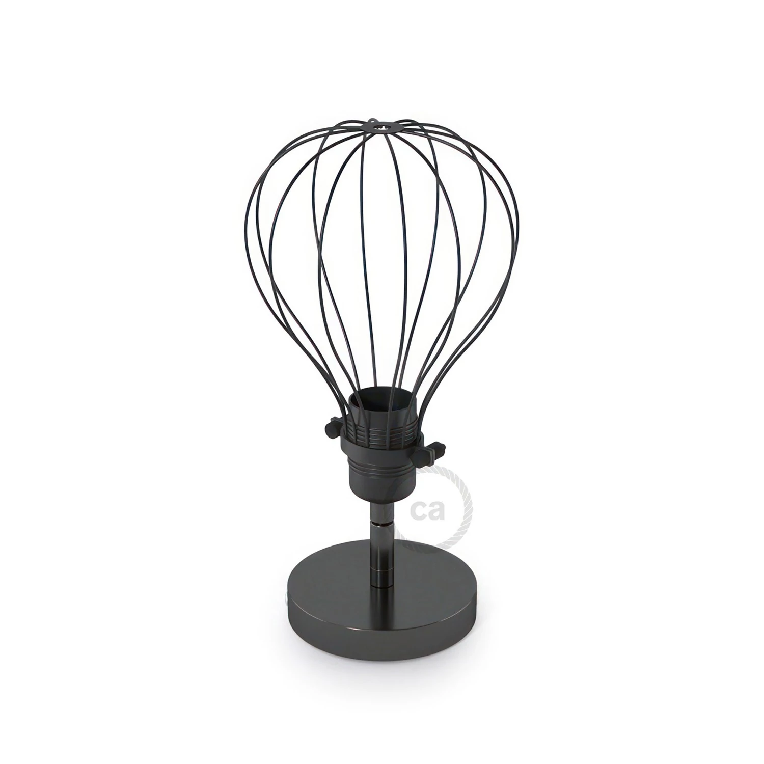 Lámpara de pared o techo metal orientable con jaula Drop