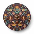 Lámpara de pared Ethnic pantalla UFO ilustrada doble cara