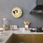 Lámpara de pared Romantic pantalla UFO ilustrada doble cara