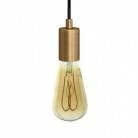 Lámpara de estilo vintage en metal satinado
