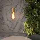 Lámpara de estilo vintage en metal satinado