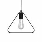 Lámpara moderna con pantalla metal triangular
