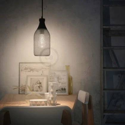 lámpara estilo industrial con pantalla botella Jéroboam