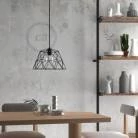lámpara de suspensión con pantalla Dome XL metal estilo industrial