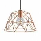 lámpara de suspensión con pantalla Dome XL metal estilo industrial
