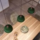 Lámpara de estilo rústico con pantalla Copa de cerámica.