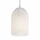 Lámpara de araña industrial con pantalla Ghostbell en metal