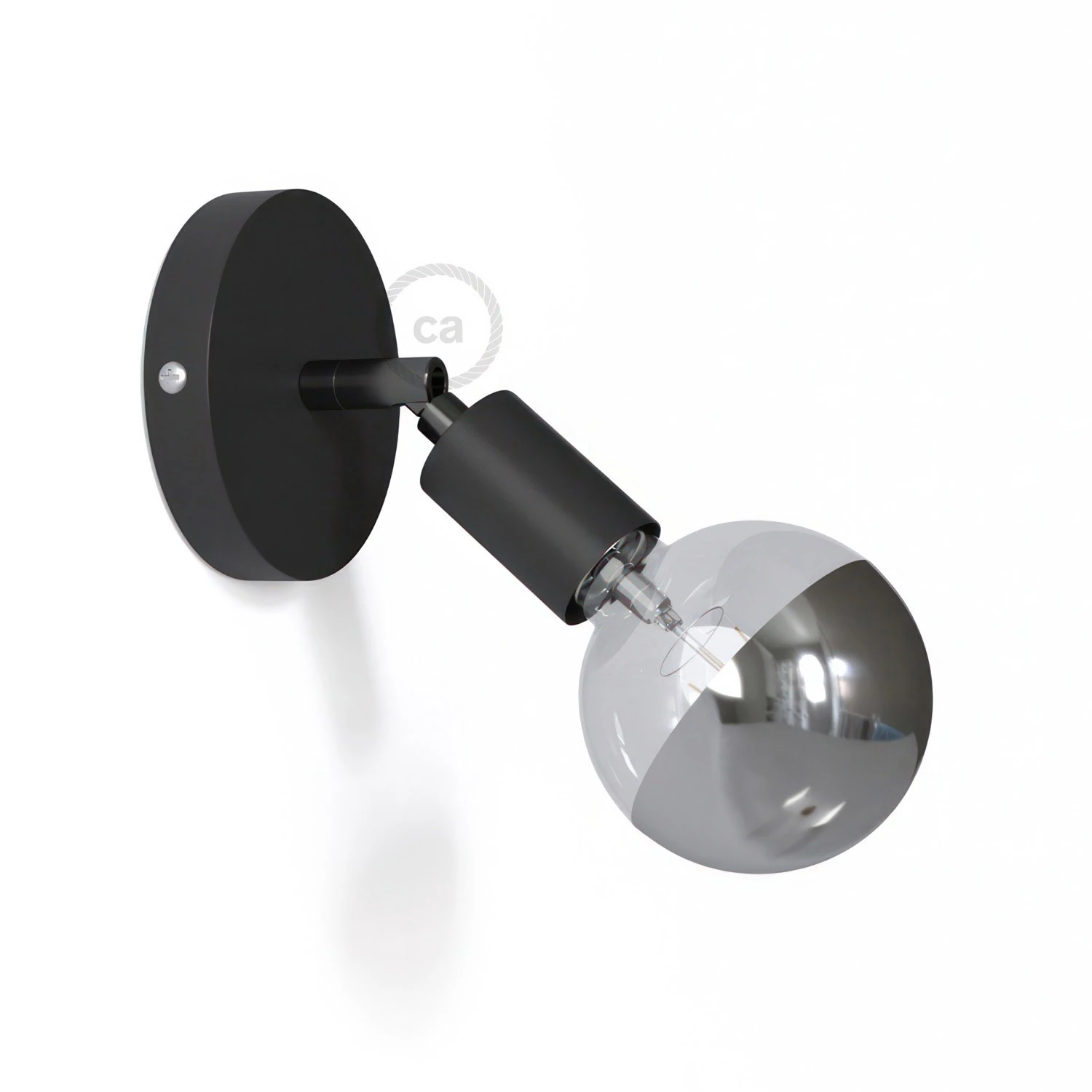 Fermaluce Metal 90° en Metal, foco orientable
