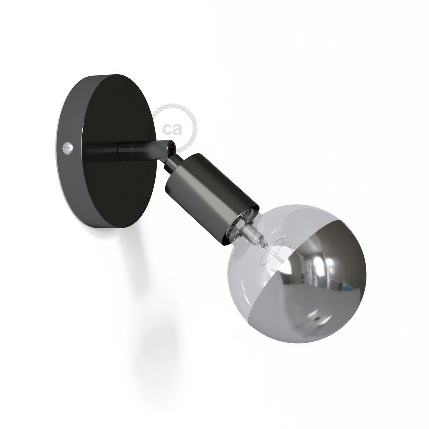 Fermaluce Metal 90° en Metal, foco orientable