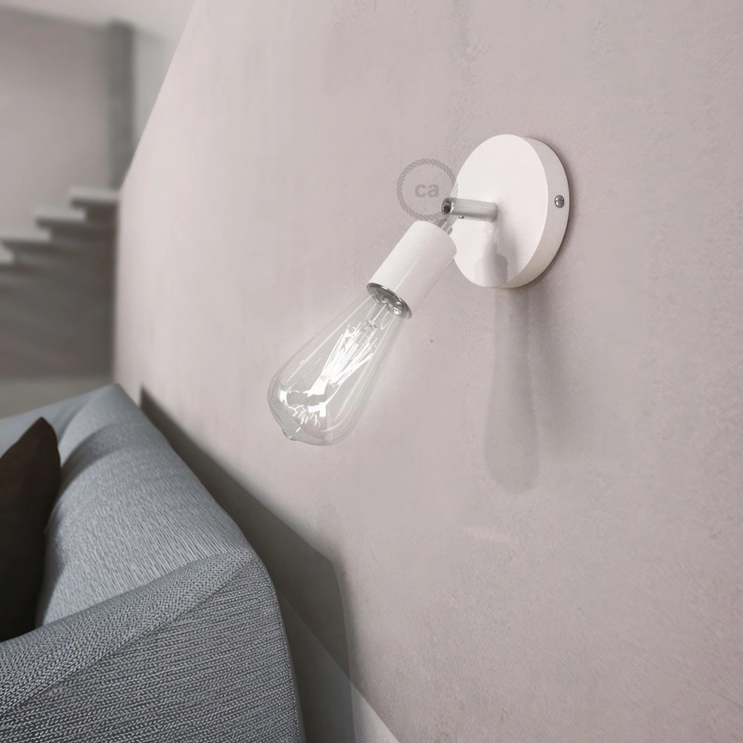 Fermaluce Metal 90° en Metal, foco orientable