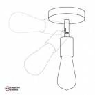 Fermaluce Metal 90° en Metal, foco orientable
