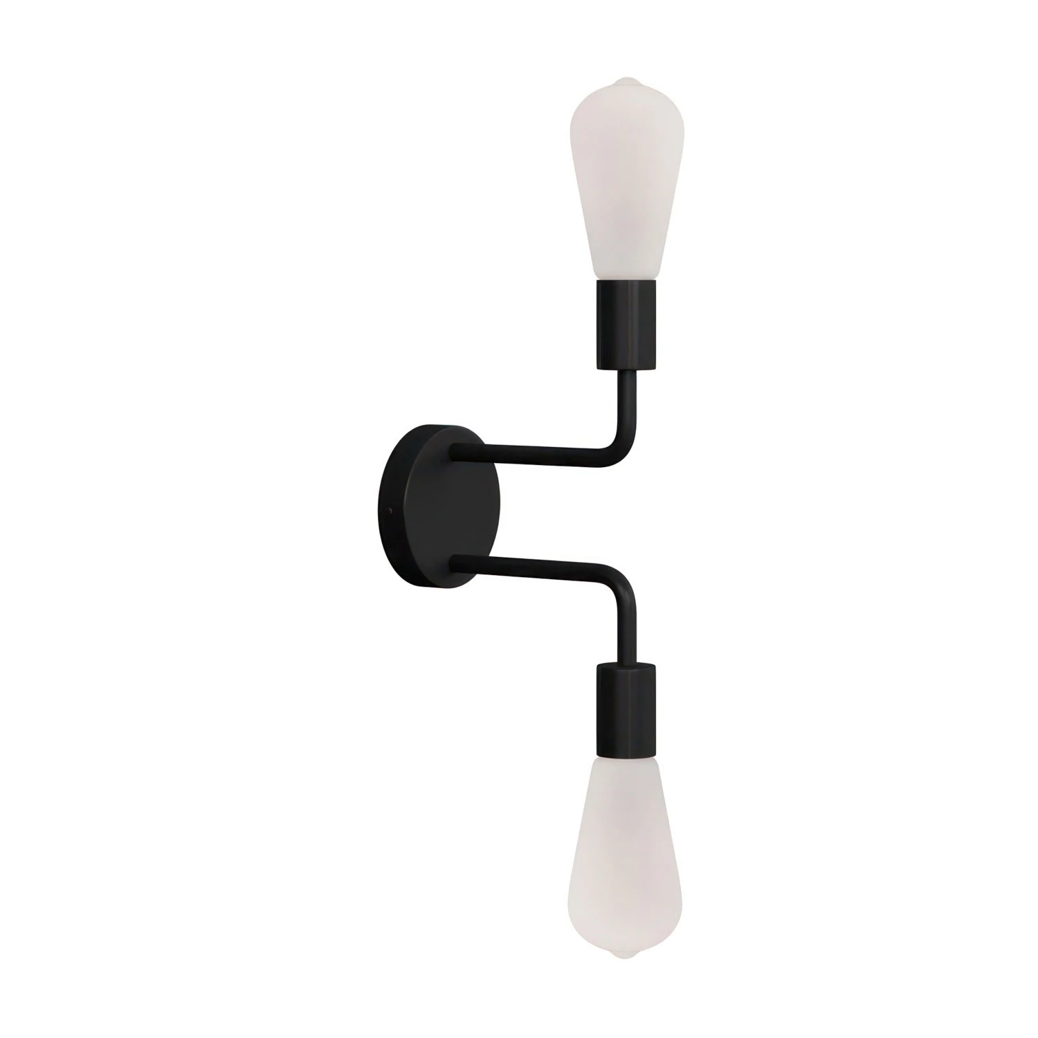 Fermaluce Metal, lámpara de pared con doble extensión