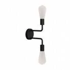 Fermaluce Metal, lámpara de pared con doble extensión