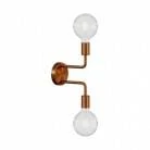 Fermaluce Metal, lámpara de pared con doble extensión