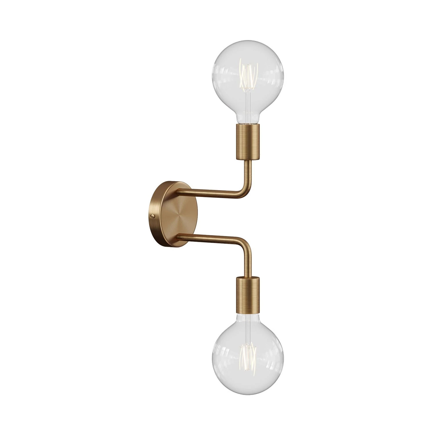 Fermaluce Metal, lámpara de pared con doble extensión