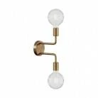 Fermaluce Metal, lámpara de pared con doble extensión